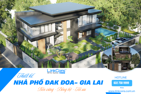 Thiết Kế Nhà Phố Đak Đoa, Gia Lai – Giải Pháp Cho Không Gian Sống Đẹp Và Bền Vững