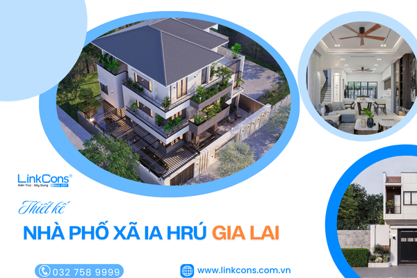 Thiết Kế Nhà Phố Xã Ia Hrú, Tỉnh Gia Lai – Giải Pháp Cho Không Gian Sống Đẹp Và Bền Vững