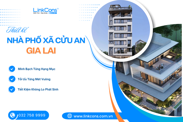 Thiết Kế Nhà Phố Xã Cửu An, Tỉnh Gia Lai – Giải Pháp Cho Không Gian Sống Đẹp Và Bền Vững