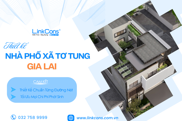 Thiết Kế Nhà Phố Xã Tơ Tung, Tỉnh Gia Lai – Giải Pháp Cho Không Gian Sống Đẹp Và Bền Vững