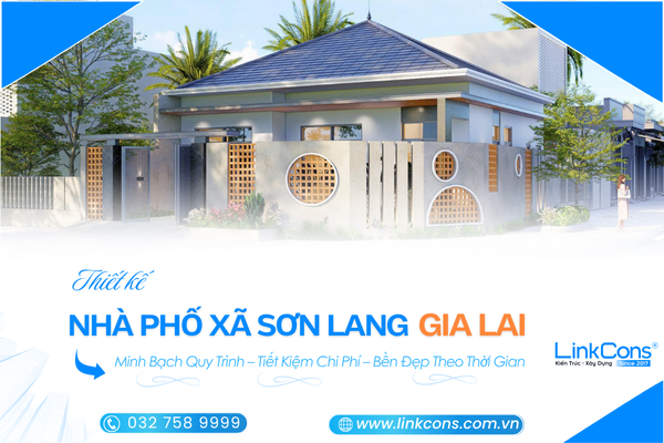 Thiết Kế Nhà Phố Xã Sơn Lang, Tỉnh Gia Lai – Giải Pháp Cho Không Gian Sống Đẹp Và Bền Vững
