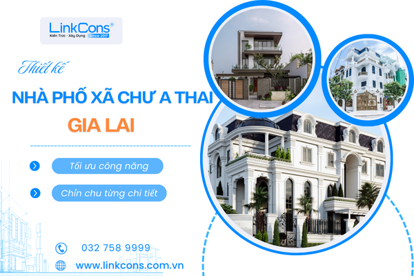 Thiết Kế Nhà Phố Xã Chư A Thai, Tỉnh Gia Lai – Giải Pháp Cho Không Gian Sống Đẹp Và Bền Vững