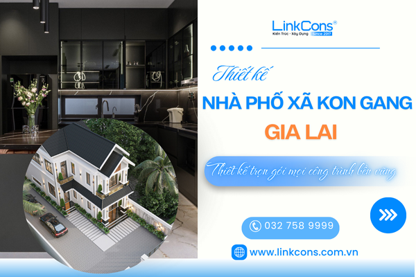 Thiết Kế Nhà Phố Xã Kon Gang, Tỉnh Gia Lai – Giải Pháp Cho Không Gian Sống Đẹp Và Bền Vững