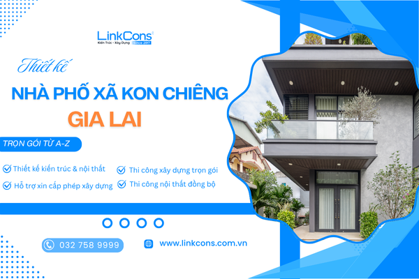 Thiết Kế Nhà Phố Xã Kon Chiêng, Tỉnh Gia Lai – Giải Pháp Cho Không Gian Sống Đẹp Và Bền Vững