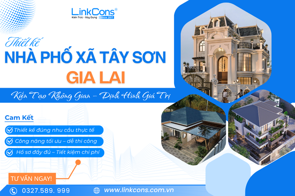 Thiết Kế Nhà Phố Xã Tây Sơn, Tỉnh Gia Lai – Giải Pháp Cho Không Gian Sống Đẹp Và Bền Vững