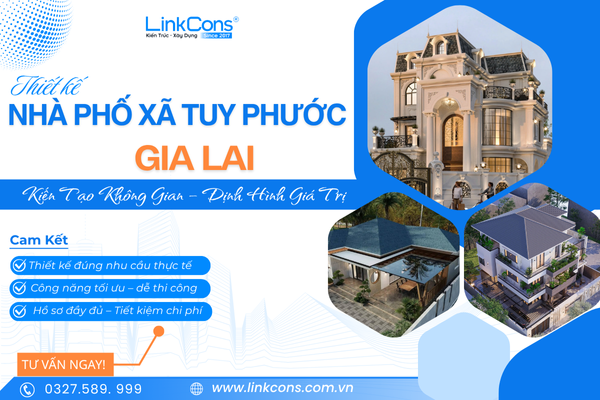 Thiết Kế Nhà Phố Xã Tuy Phước , Tỉnh Gia Lai – Giải Pháp Cho Không Gian Sống Đẹp Và Bền Vững