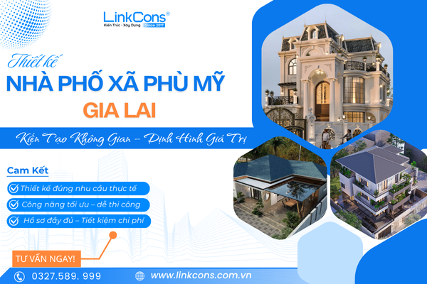 Thiết Kế Nhà Phố Xã Phù Mỹ Tỉnh Gia Lai – Giải Pháp Cho Không Gian Sống Đẹp Và Bền Vững