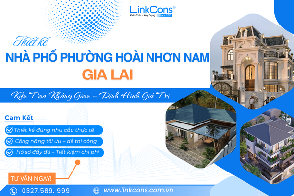 Thiết Kế Nhà Phố Phường Hoài Nhơn Nam Tỉnh Gia Lai – Giải Pháp Cho Không Gian Sống Đẹp Và Bền Vững