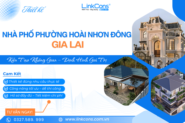 Thiết Kế Nhà Phố Phường Hoài Nhơn Đông Tỉnh Gia Lai – Giải Pháp Cho Không Gian Sống Đẹp Và Bền Vững