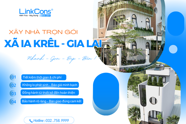 Xây Nhà Trọn Gói Xã Ia Krêl Tỉnh Gia Lai – Giải Pháp Tổng Thể Từ Thiết Kế Đến Bàn Giao
