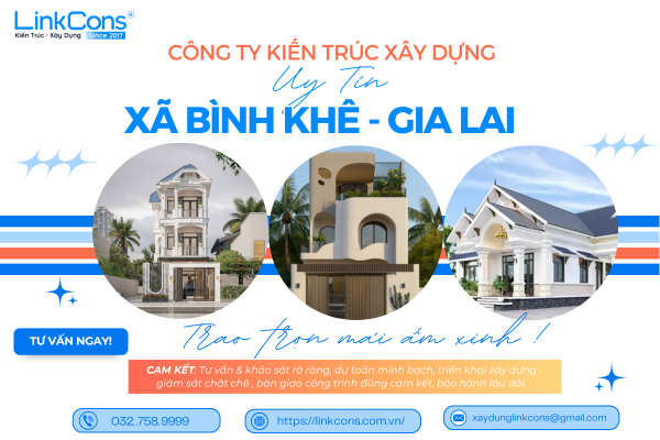 Công Ty Kiến Trúc Xây Dựng Uy Tín Xã Bình Khê Gia Lai – Đồng Hành Kiến Tạo Không Gian Sống Chuẩn Mực