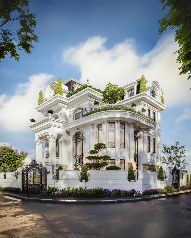 Biệt thự Mrs. Lâm – Cổ điển kiểu Ý tại Gia Lai