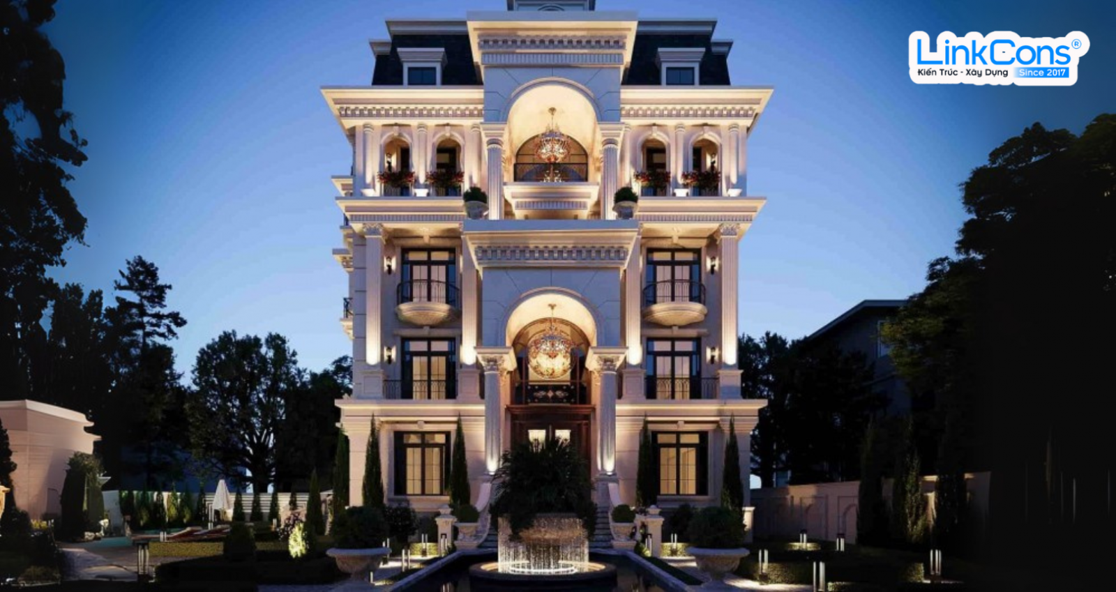 Biệt thự tân cổ điển Euro Villa - Linkcons