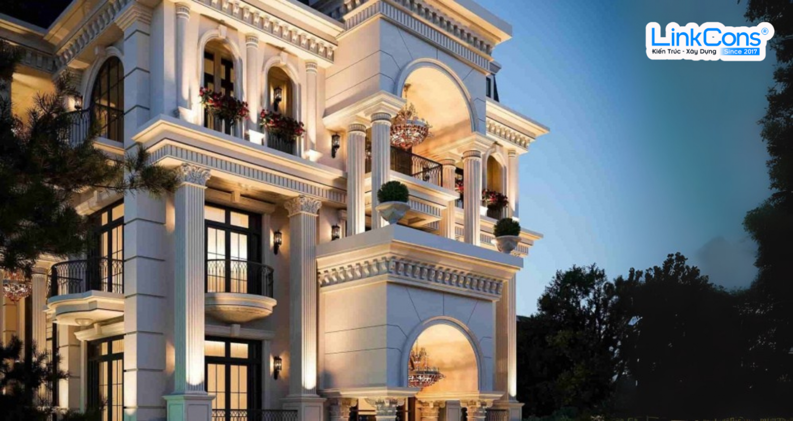 Biệt thự tân cổ điển Euro Villa - Linkcons