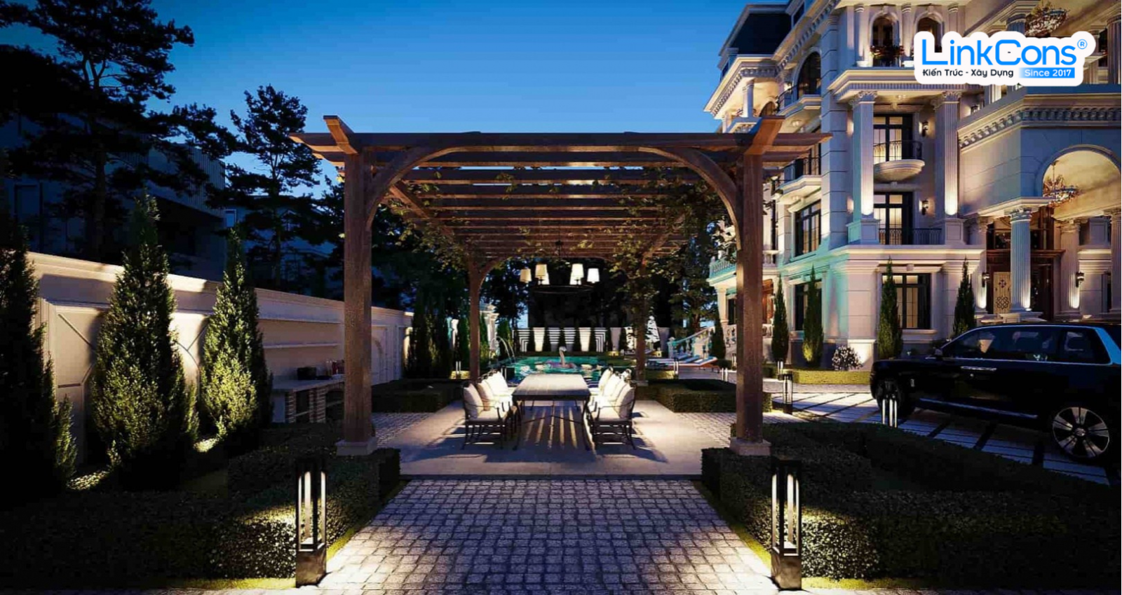 Biệt thự tân cổ điển Euro Villa - Linkcons