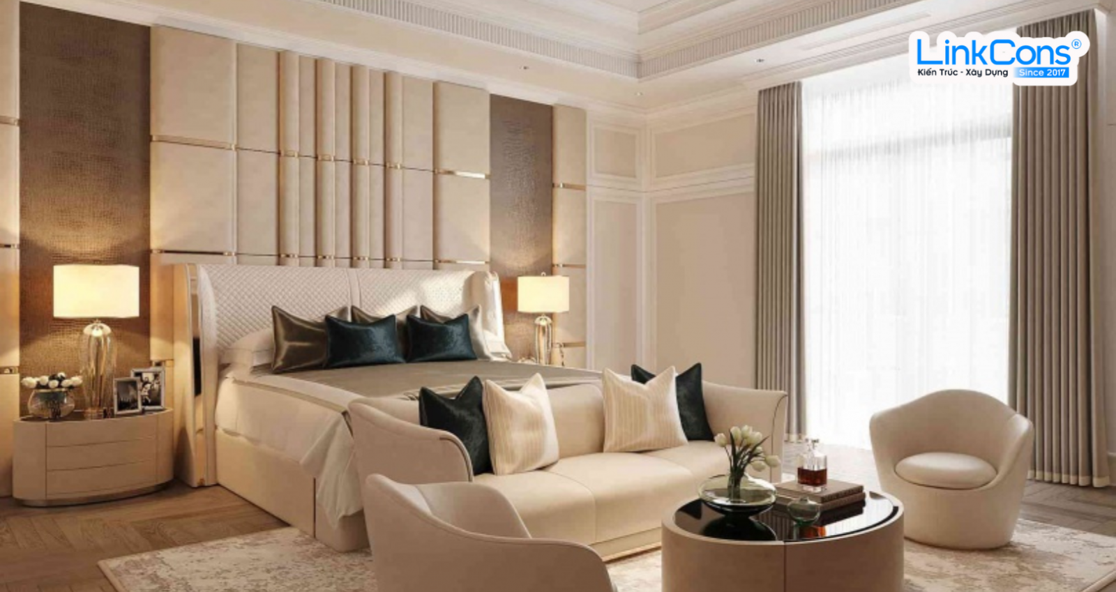 Thiết kế biệt thự tân cổ điển Neo Classical - Linkcons
