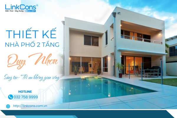 Thiết Kế Nhà Phố 2 Tầng Quy Nhơn – Tạo Dựng Không Gian Sống Vượt Thời Gian