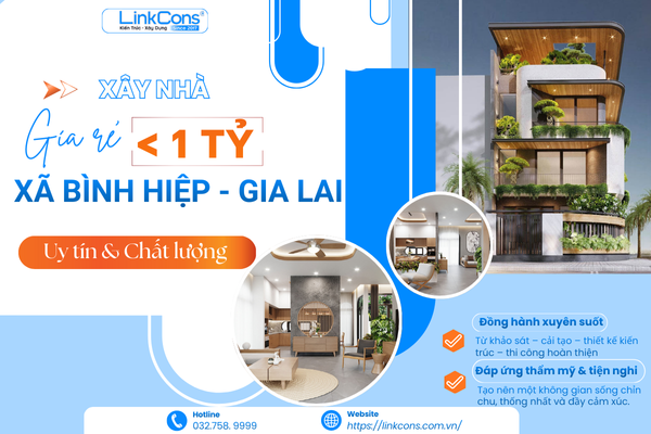 Xây Nhà Giá Rẻ Dưới 1 Tỷ Xã Bình Hiệp Gia Lai – Giải Pháp Tiết Kiệm Chi Phí, Đúng Chuẩn Thi Công