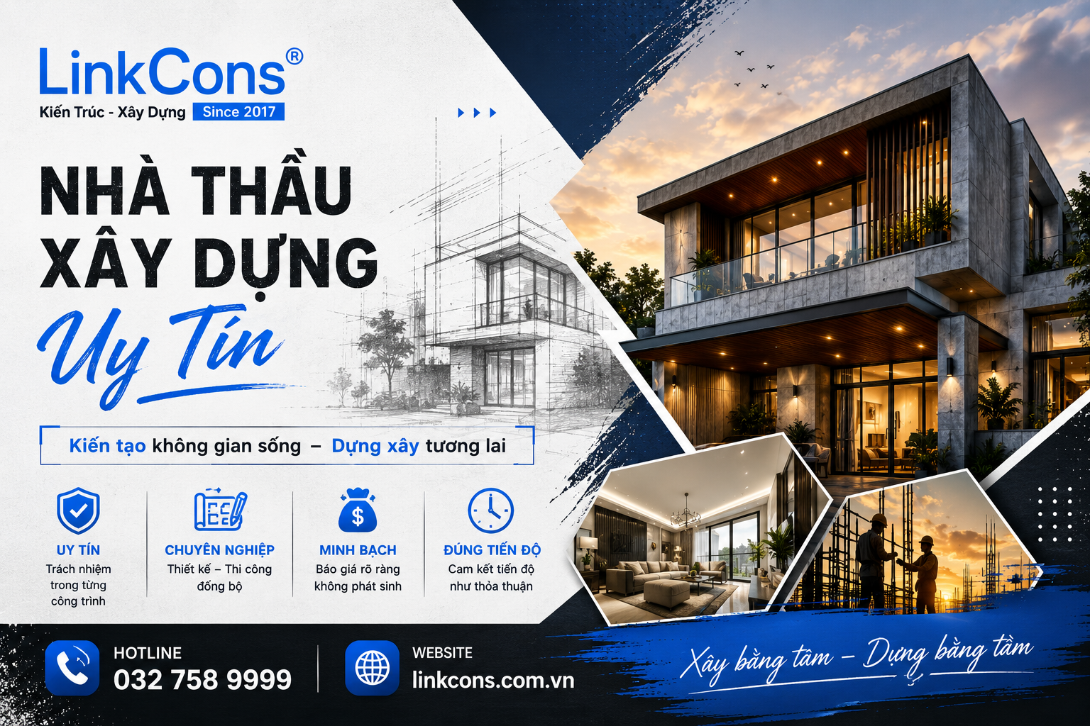Công ty kiến trúc xây dựng uy tín Gia Lai – Giải Pháp Xây Nhà Chuyên Nghiệp, Tối Ưu Chi Phí cùng Công Ty Kiến Trúc Xây Dựng Linkcons